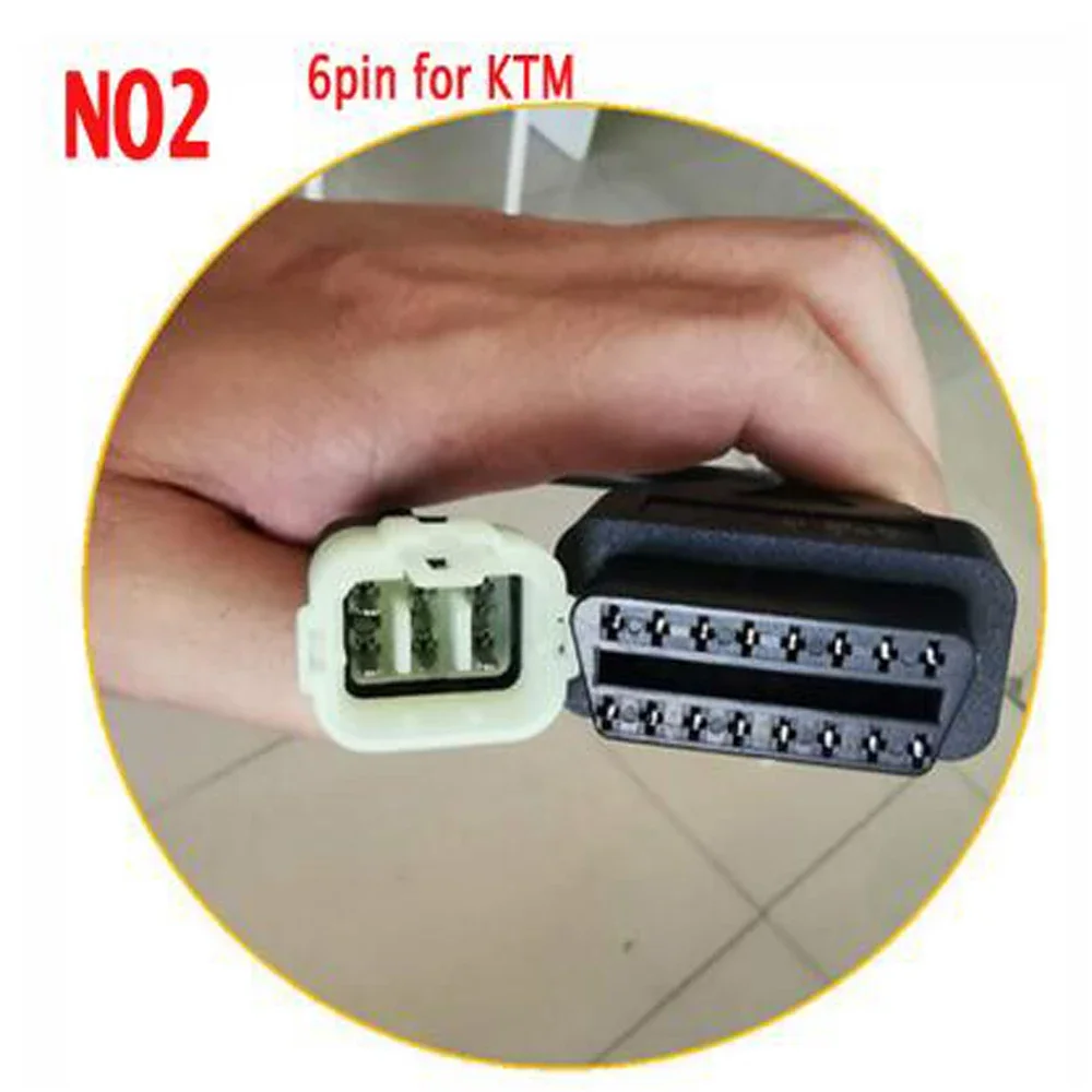 

Кабель адаптера National IV EFI 6PIN для мотоцикла Kawasaki/KT M, кабель OBD2, выделенный 3-контактный 4-контактный адаптер, штекер для Yamaha/Honda