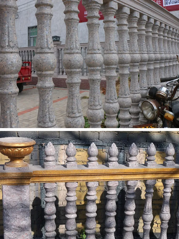 Фото Форма для ограждения двора виллы, балюстрада в римском стиле, забор для внутреннего двора, цементный европейский забор, пластиковая опалубка для строительства №5