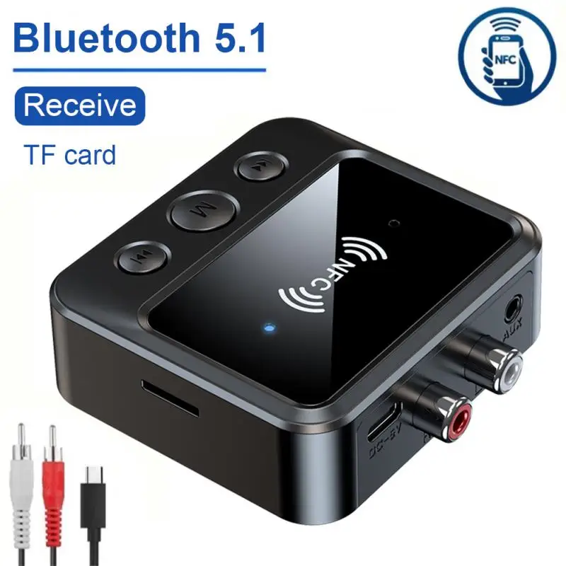 

Приемник-передатчик Bluetooth BT5.1, FM, стерео, AUX, 3,5 мм, RCA