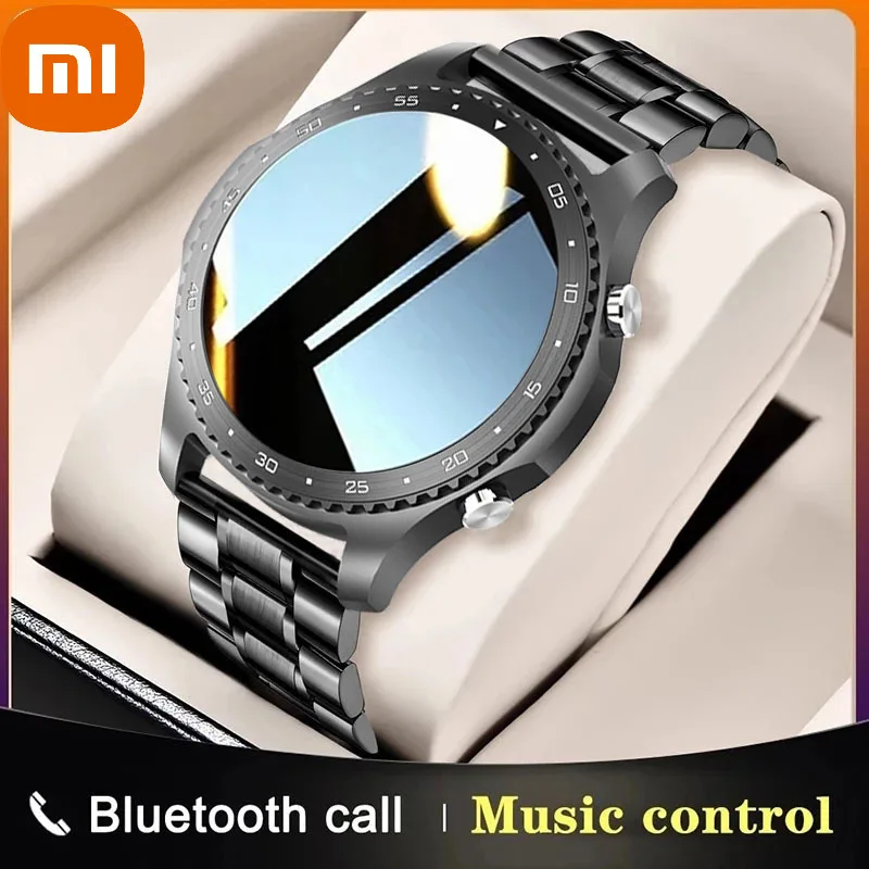 

xiaomi Business Men Smartwatch Steel Sport Fitness Waterproof Watches 24H Health Monitor Music Bluetooth Call Smart Watch men