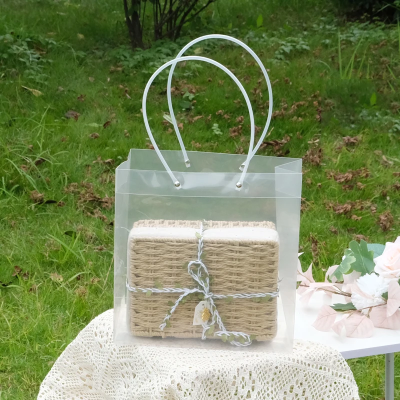 Gift for Bridesmaid Wedding High-End Practical Handmade Rattan Basket Holiday Return Storage Packaging Empty Box |
