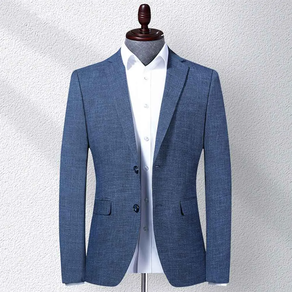 Fashion New Men's Casual Boutique Business Slim Fit Suit Dress Blazers Jacket Male Coat