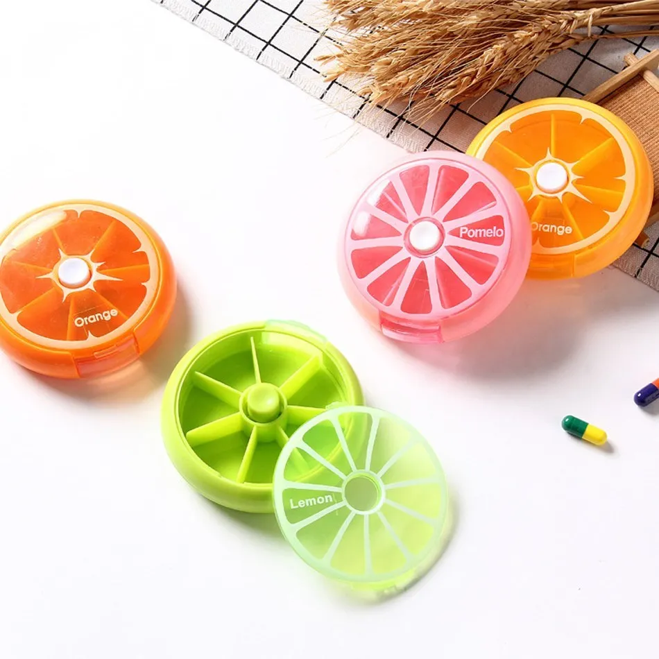 Obrotowy dozownik tabletek 5-kolor plastikowe okrągłe pudełko na pigułki jeden tydzień medycyny przenośna pamięć masowa narzędzie 4 Obrotowy dozownik tabletek 5-kolor plastikowe okrągłe pudełko na pigułki jeden tydzień medycyny przenośna pamięć masowa narzędzie 4