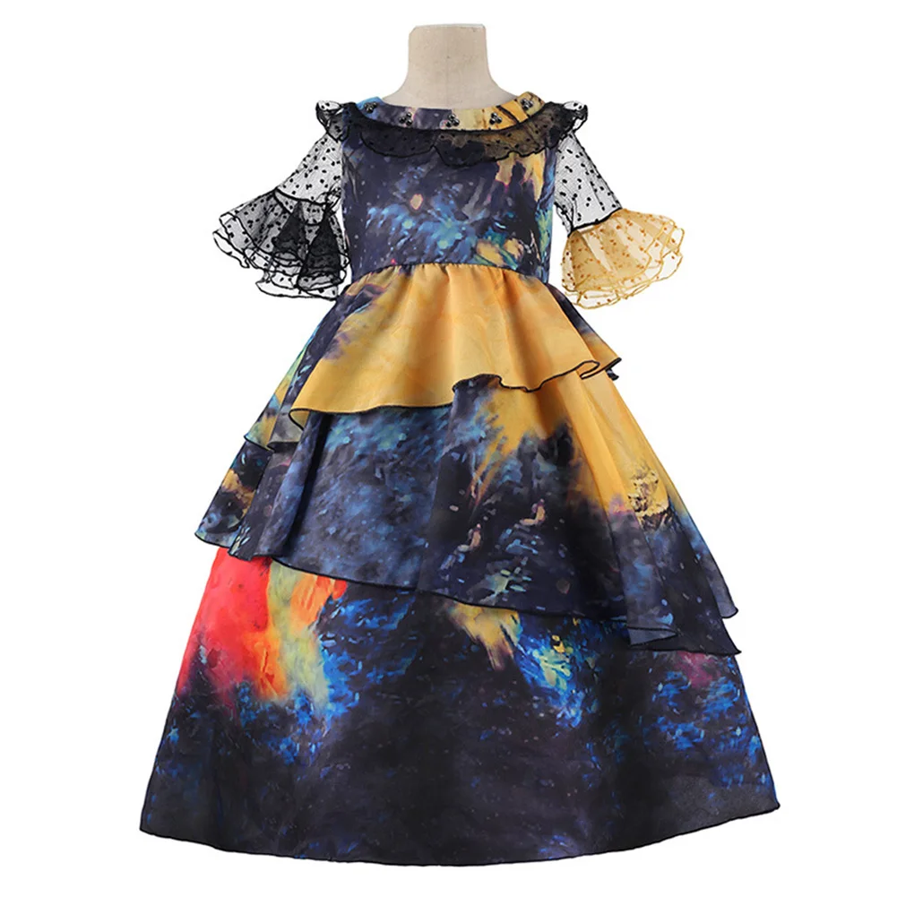 

Kids Girls Isabela Cosplay Costume Party Dress Outfits Halloween Carnival Suit