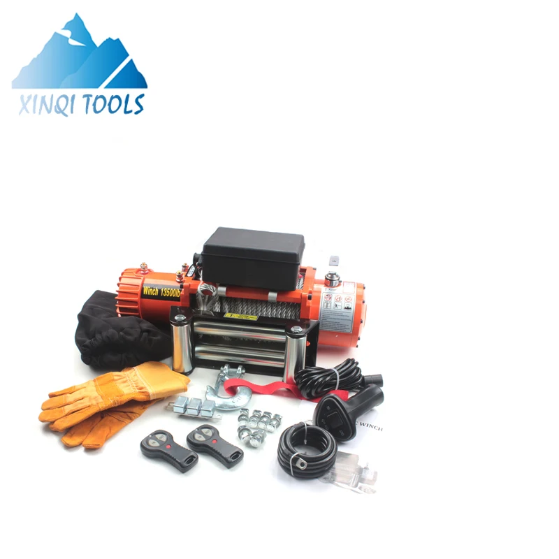 XINQI 13500lbs 4x4 Winch Cheap Portable Electric Winch For Sale