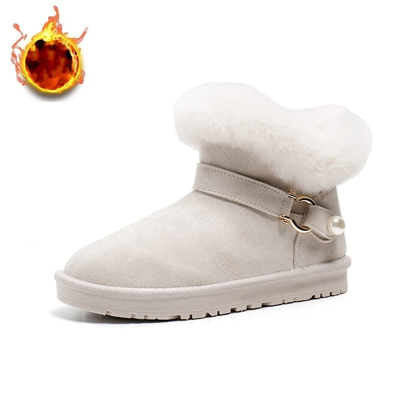 Лидер продаж 2023 зимние сапоги большого размера для женщин новый дизайн