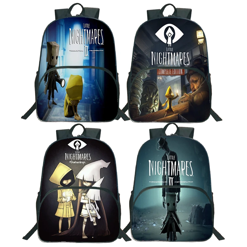 

Game Little Nightmares 2 Backpack Laptop Knapsack Travel Rucksack Unisex Bagpack School Backpack Bookbags Back To School Gift