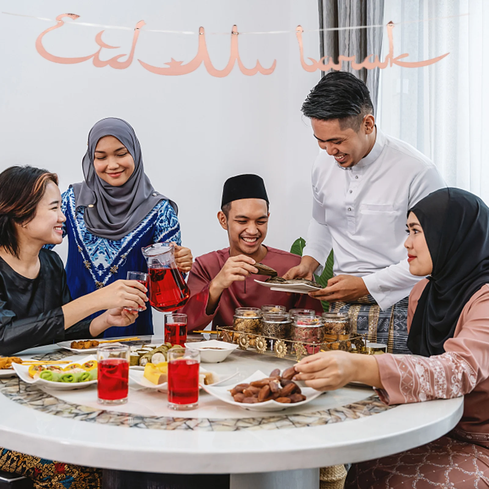 

Eid Mubarak BannerEid Mubarak Banner Islamic Festival Banners Home Mantel Fireplace Decoration Eid Party Supplies