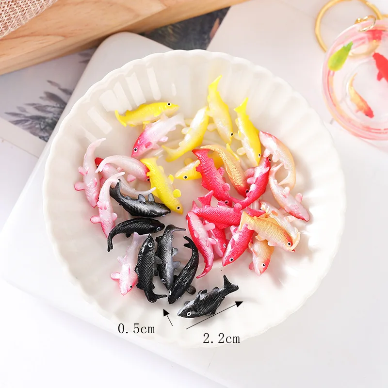 

Миниатюрные модели рыб из ПВХ, 50 шт.