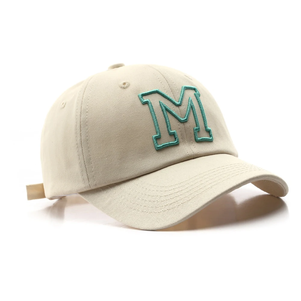 

Letter Embroidered Cotton Baseball Cap Women Street Personality Hip Hop Cap Men Outdoor Sunshade Sports Hat Gorra Para Mujer
