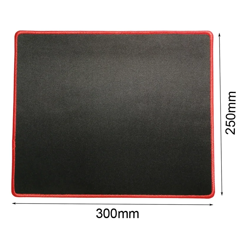 1 шт. простой однотонный коврик для мыши из искусственной кожи нескользящий