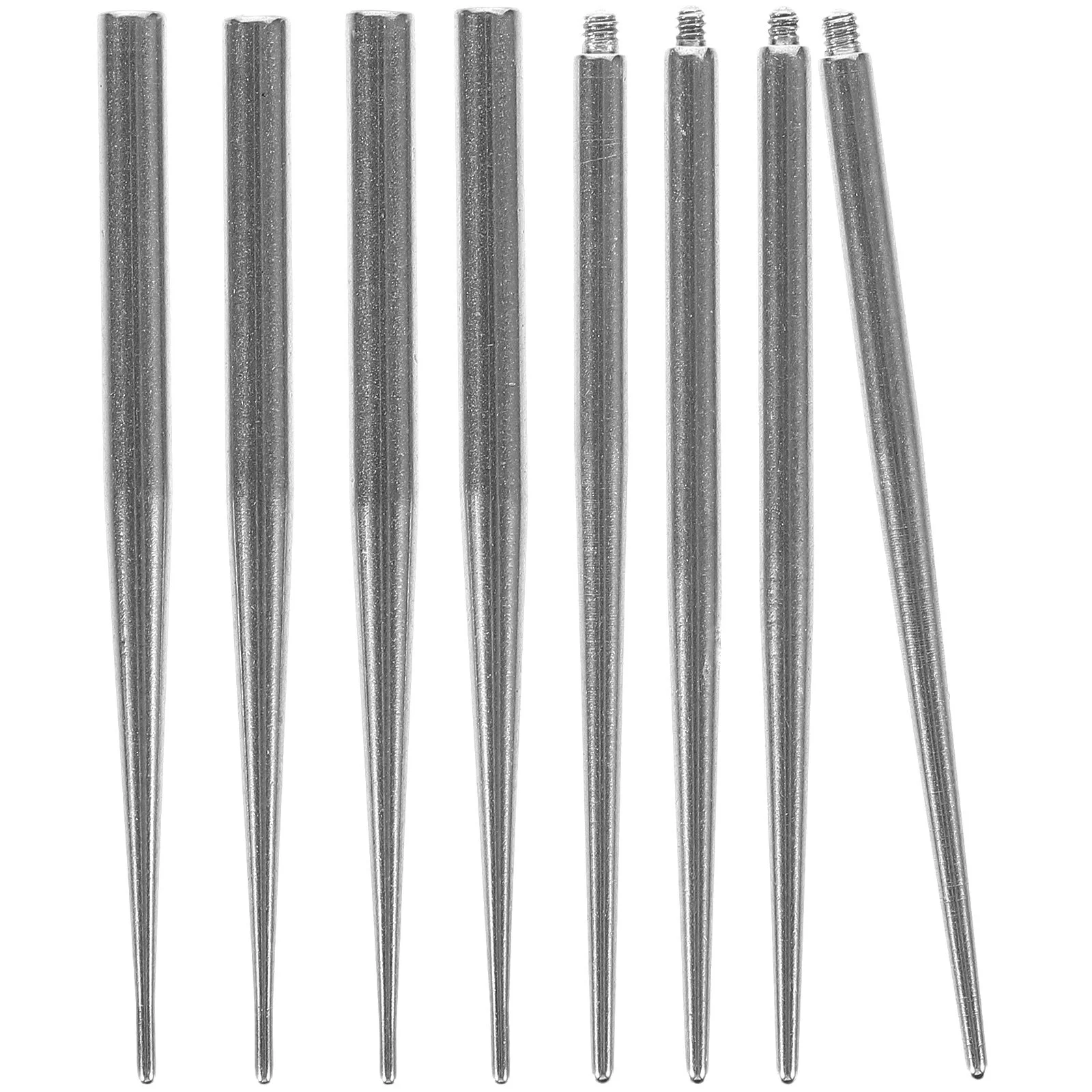 

8 Pcs Guide Rod Nose Kit Metal Taper Pin Ear Lip Conical Body Assistant Tool Stainless Steel Stretching