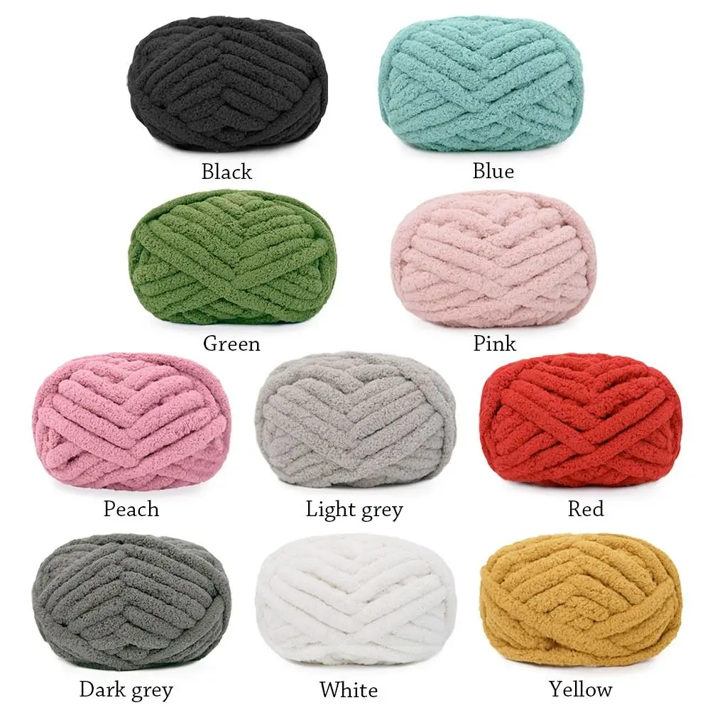 Бархатное Толстое Теплое Одеяло Ручной Вязки 226 Г/skein Giant Basket-Plaited Из Полиэстера