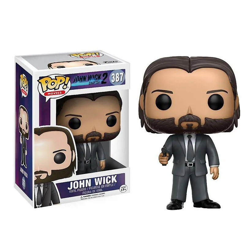 

NEW JOHN WICK 387# 580# Vinyl Action Toy Figures Collectible Model Toy for Children 10cm with Box Christmas Gifts Toy