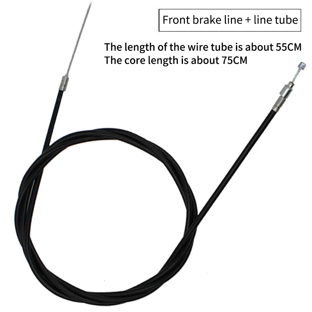 

1pc Bicycle Brake Cable Front (75cm) / Rear (175cm) Brake Stainless Steel With Zinc-coated Brake Cables Cycling Accessories