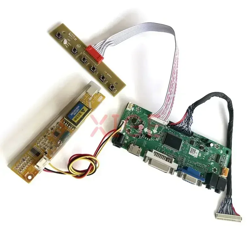 Для LP154WP1 N154C1 N154C2 N154C3 плата драйвера контроллера 1CCFL LVDS-30Pin DVI VGA ЖК-дисплей
