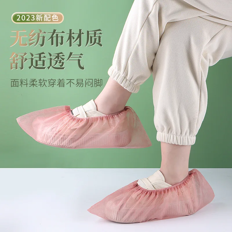 Одноразовые бахилы домашние утолщенные и износостойкие нетканые пылезащитные