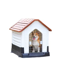 durable waterproof plastic pet dog house indoor outdoor puppy shelter removable cat house dog kennel