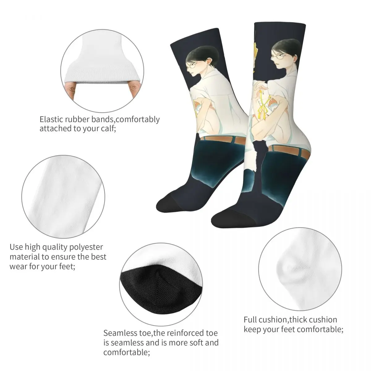 Носки мужские с рисунком в стиле хип-хоп