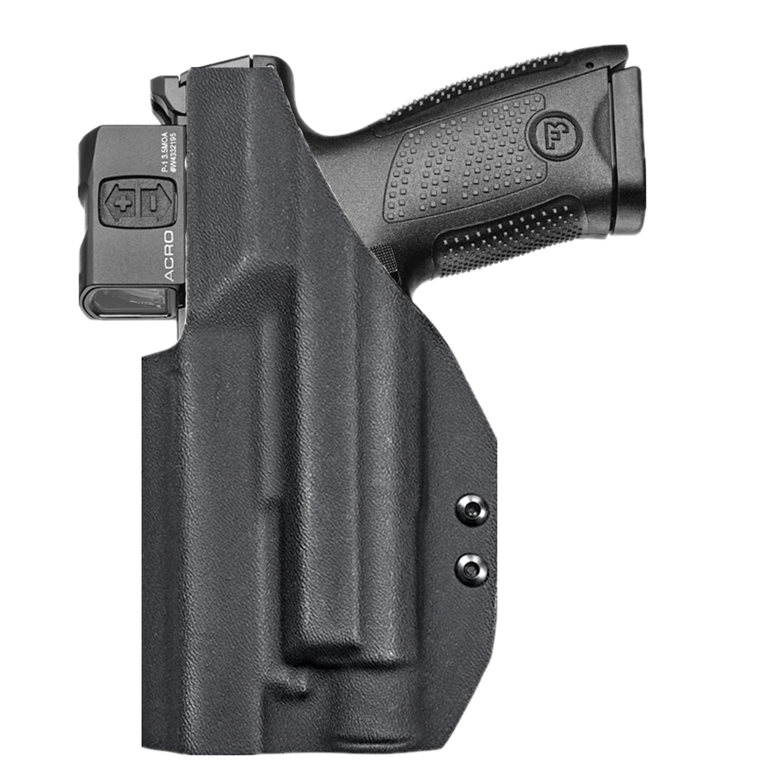 Фото Кобура Kydex IWB для фонаря TLR1 (CZ P10C, 10C, 10F, P10S) с фонариком Streamlight TLR-1 HL для внутренней ношения №2