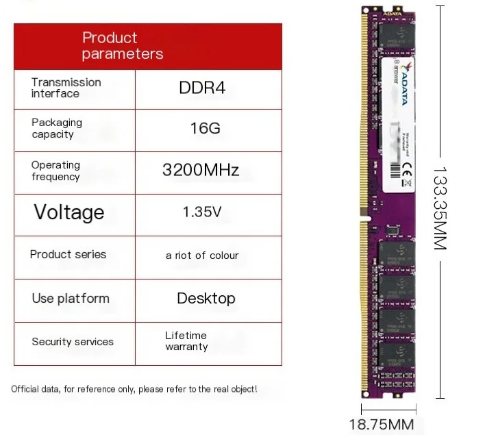 

Модуль памяти 16 Гб DDR4 3600 3200 2666 настольный компьютер 32 Гб Память игры Weilong 8 Гб × 2 набора красочных 16 Гб