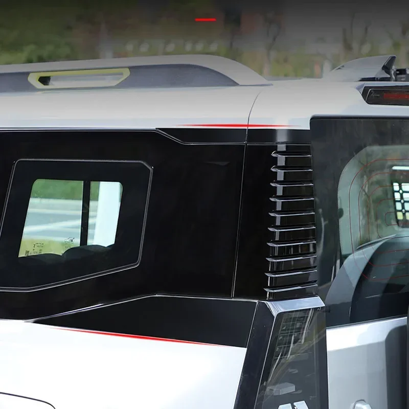 Автомобильные наклейки D-Pillar наклейка на уровне талии для черных линий задних