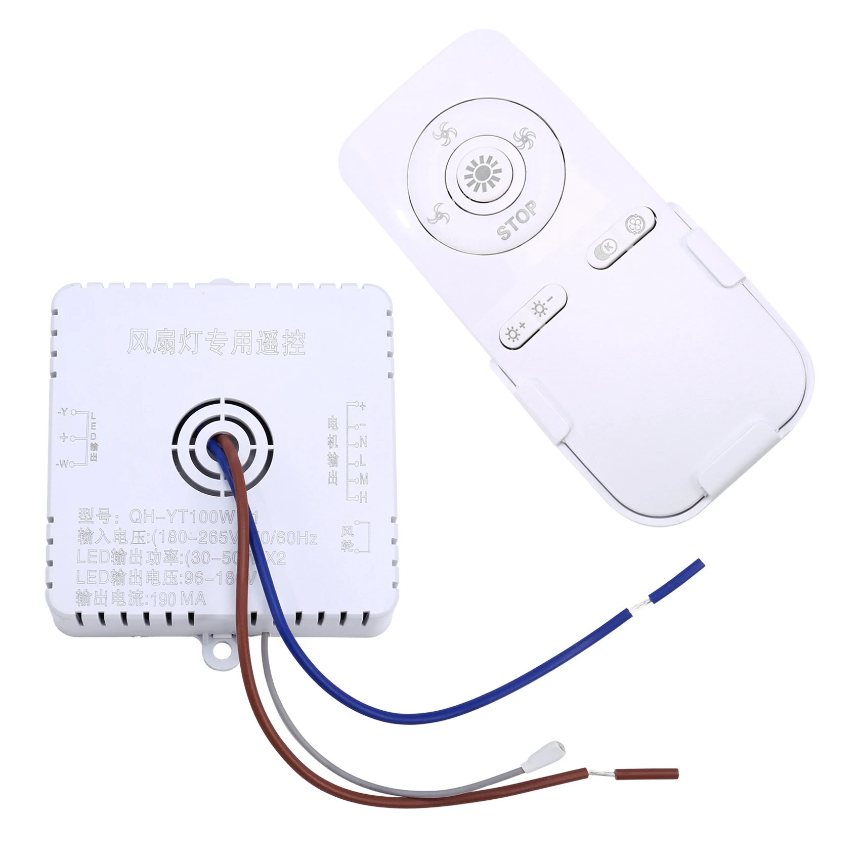 Потолочный вентилятор для спальни светильник с дистанционным управлением 100 Вт