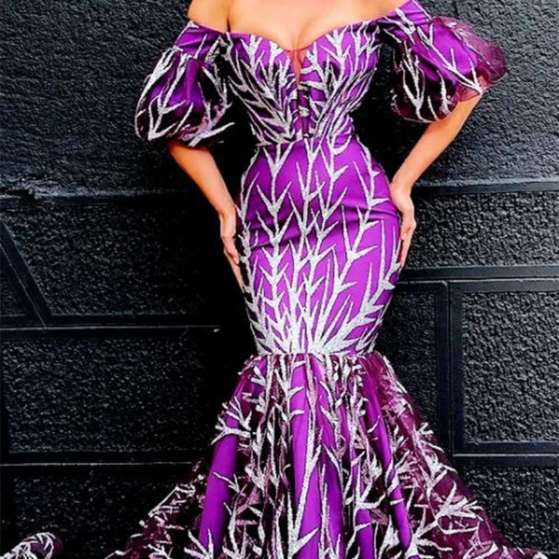 

2022 Spring And Summer Bodice Thorns Fish Tail Evening Party Dress
