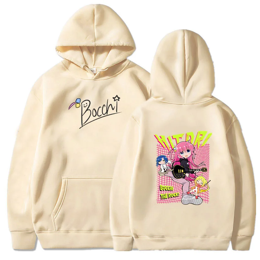 

Japanese Anime BOCCHI THE ROCK Harajuku Hoodies Manga Sweatshirts Cute Cartoon Streetwear Graphic Aesthetic Men/women Clothes