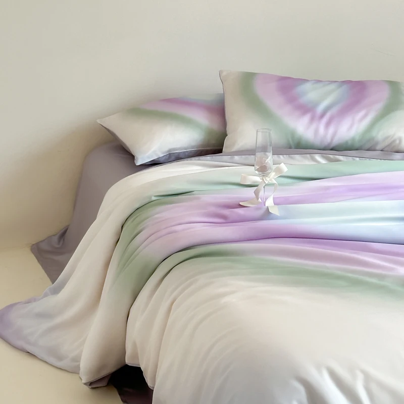 Good Night Cat Ins Sle Smudges Love 50-х предметный хлопковый комплект из четырех предметов