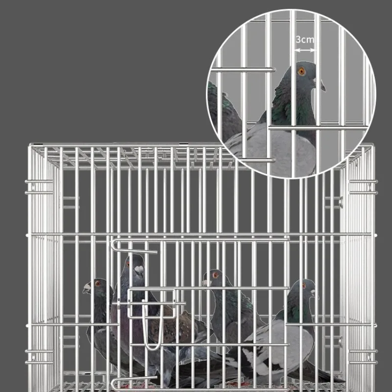 Портативная железная клетка для птицы 70/85/100/130 см