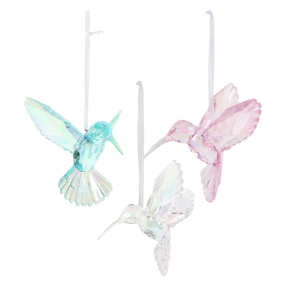 

WINOMO 3 шт. прозрачные акриловые фигурки колибри