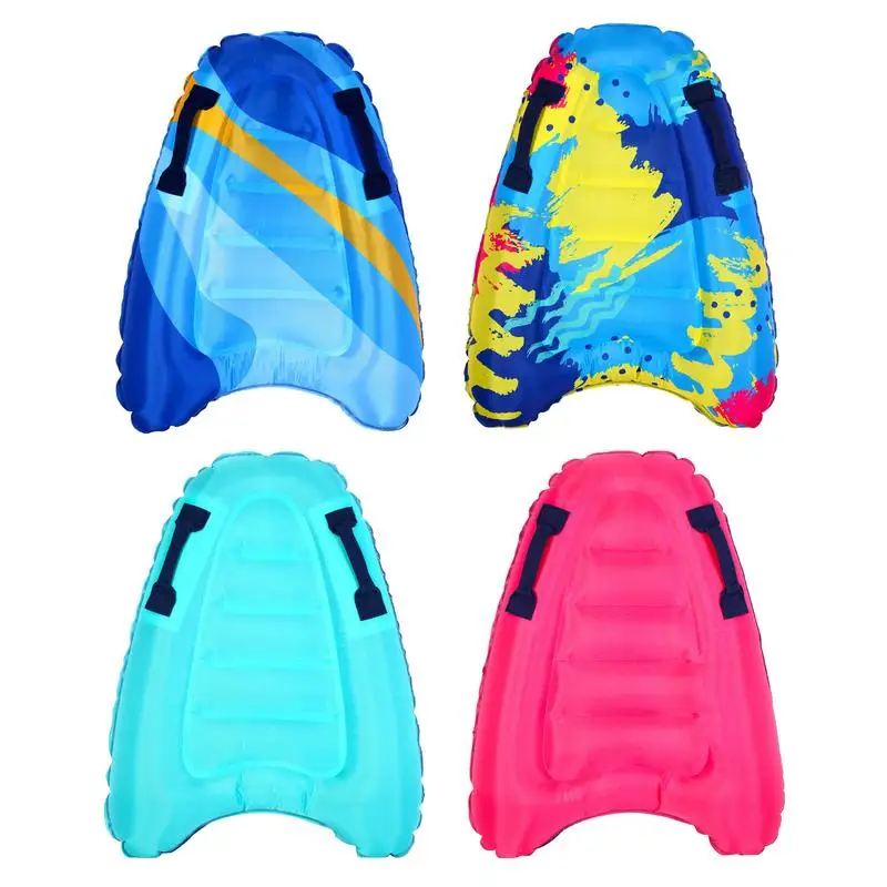 

Inflatable Surf Body Board With Handles Portable Boards Surfboard Aid Mat For Beach Surfing Swimming Summer Water Fun