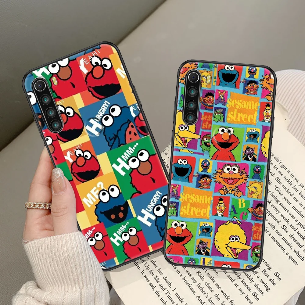 

Sesame Street Cookie Monster Phone case For Xiaomi Redmi Note 7 7A 8 8T 9 9A 9S 10 K30 Pro Ultra black tpu coque pretty shell