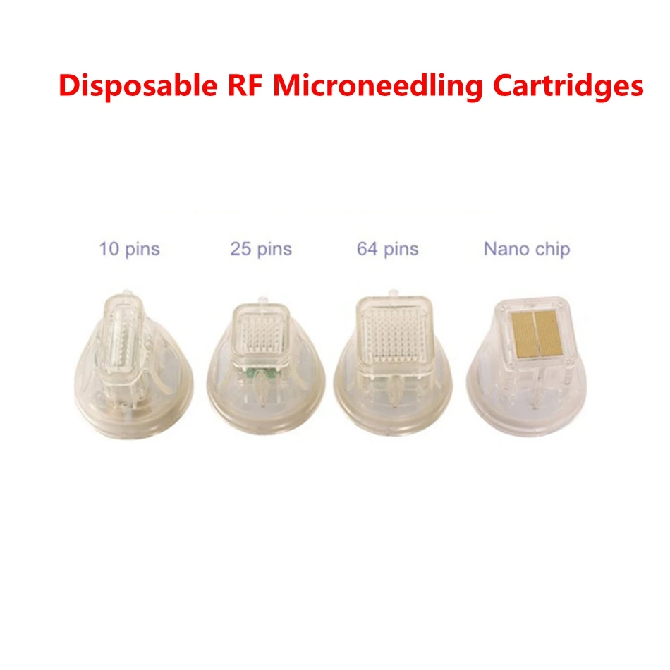 

Disposable Microneedling RF Cartridges Fractional RF Microneedle Machine Spare Part Tips Replacement Needle 10/25/64 pins Nano