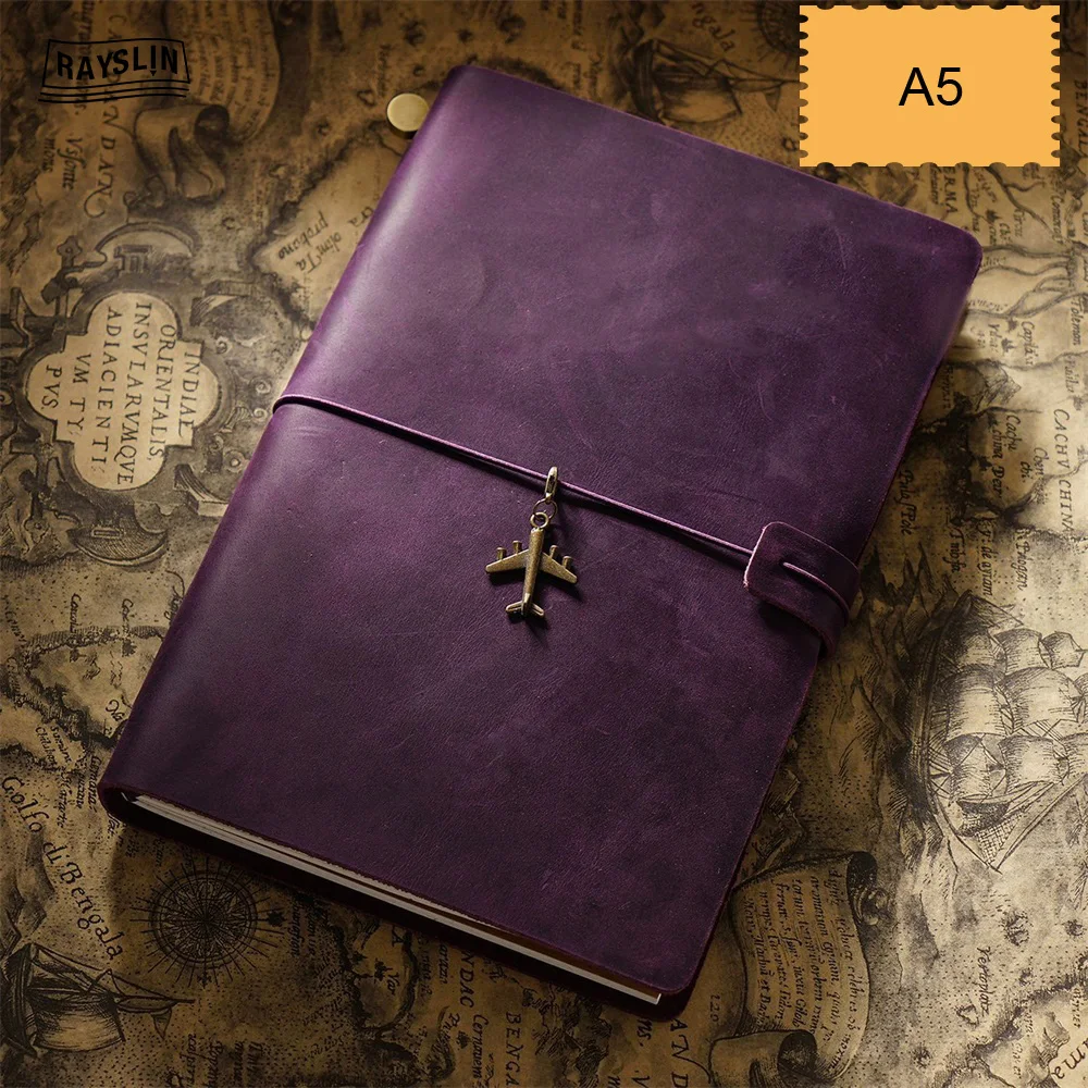 

RAYSLIN Блокнот из кожи A5 коричневый