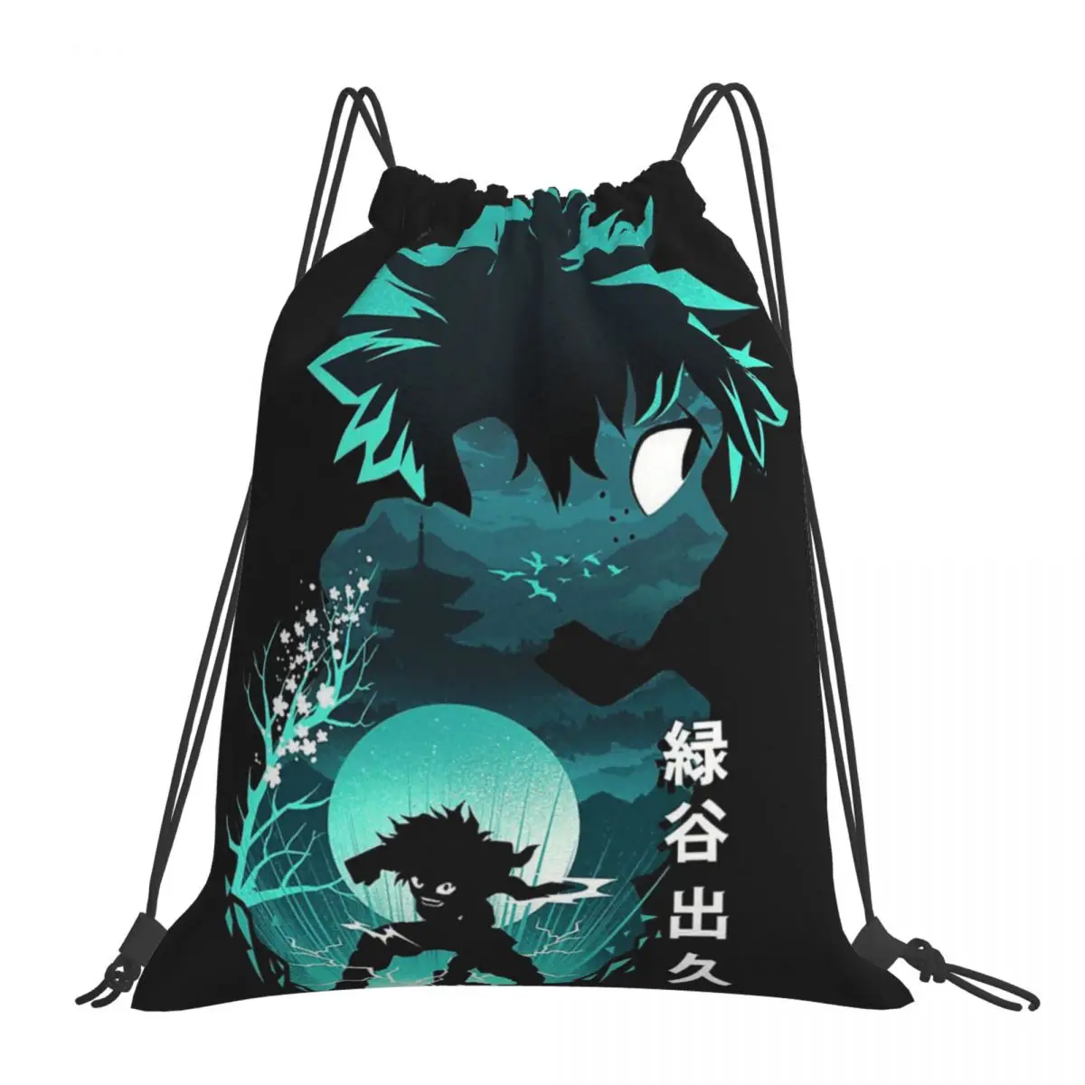 

Izuku Midoriya Drawstring Bags Backpacks Kids Bag Travel Bag Bags For Men Custom Bag Name