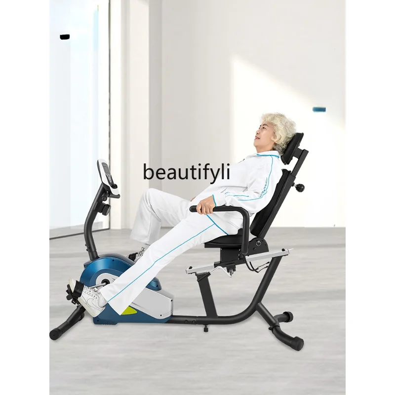 

Recumbent Cycle Upper and Lower Limbs Integrated Active and Passive Exercise Rehabilitation Machine Elderly Training Bicycle