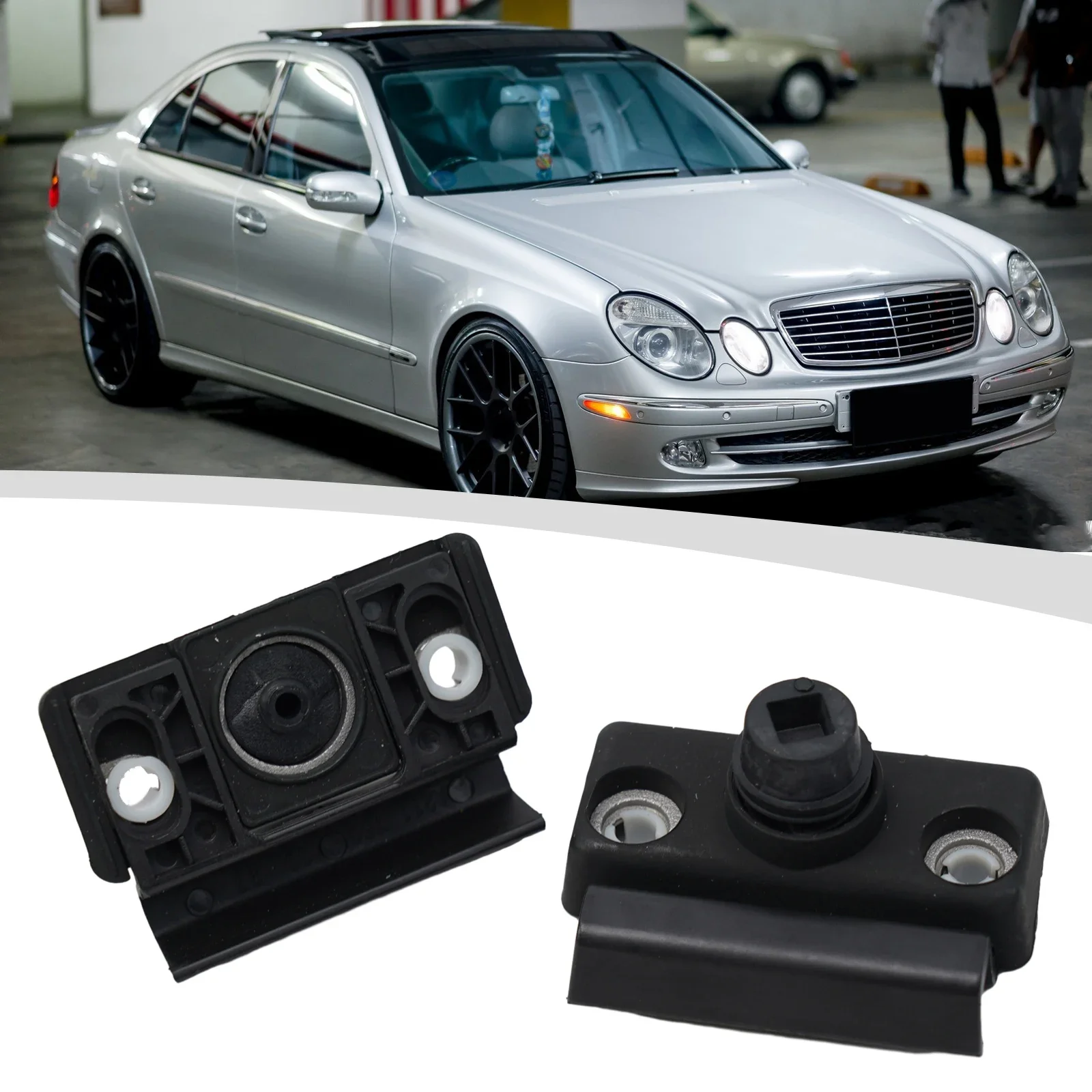 

2шт. 2117500097 Для Mercedes LS500 CLS55 CLS550 CLS63 E 320 350 550 63, стопор крышки багажника, буфер бампера сзади