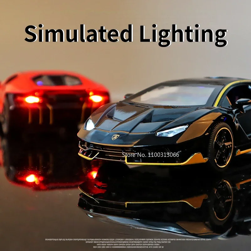 1:32 Lambo Lp770-4 Модель Суперспортивного Автомобиля Из Сплава Литая Под Давлением
