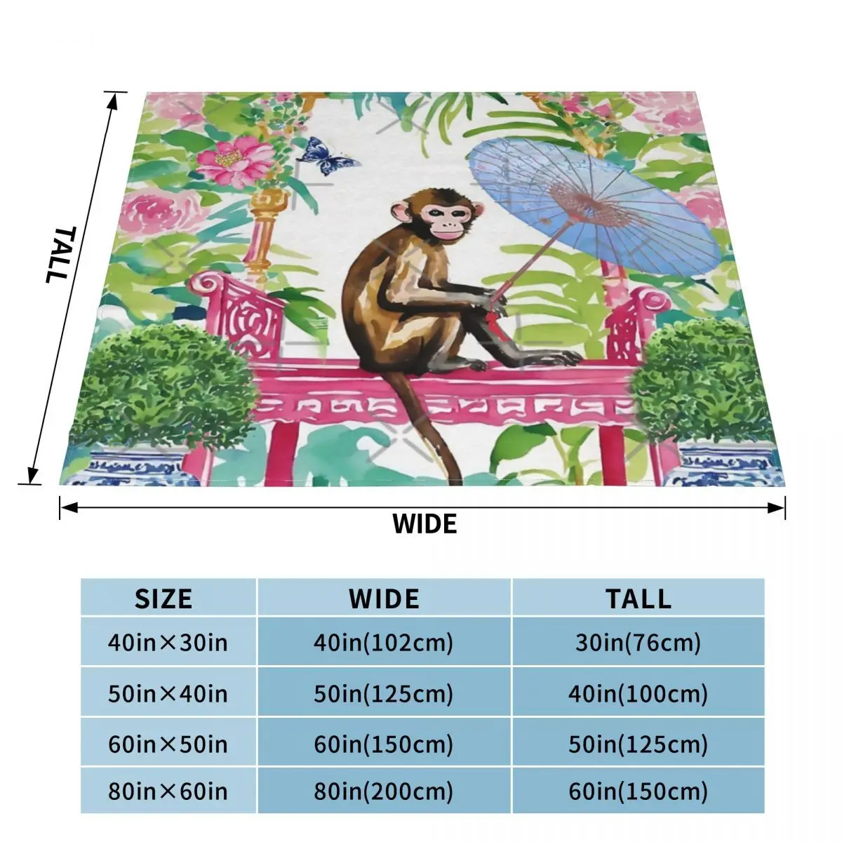 Обезьянки в Китае стены для сада одеяла пледы одеяло