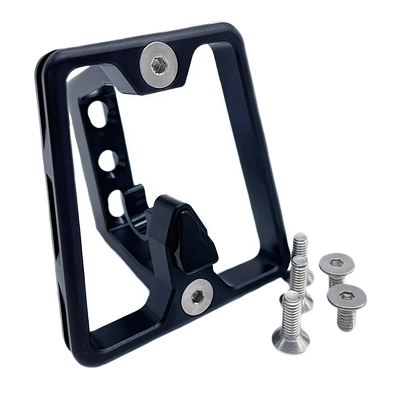 

2X Aluminum Alloy Bicycle Front Carrier Block Front Bag Bracket Mount For Brompton Folding Bike Accessories