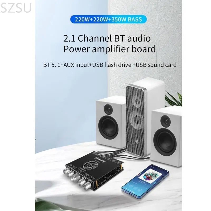 Фото Плата усилителя SZSU HighPerformance TPA3251 для профессионального аудиооборудования №3