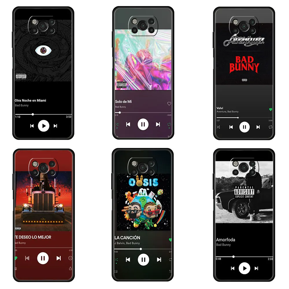 

Case for poco x3 pro For Xiaomi POCO X3 NFC MI 12 Pro 12X 11 Lite 11T 10TPro 10 9T Funda Note 10 Lite Cover bad bunny