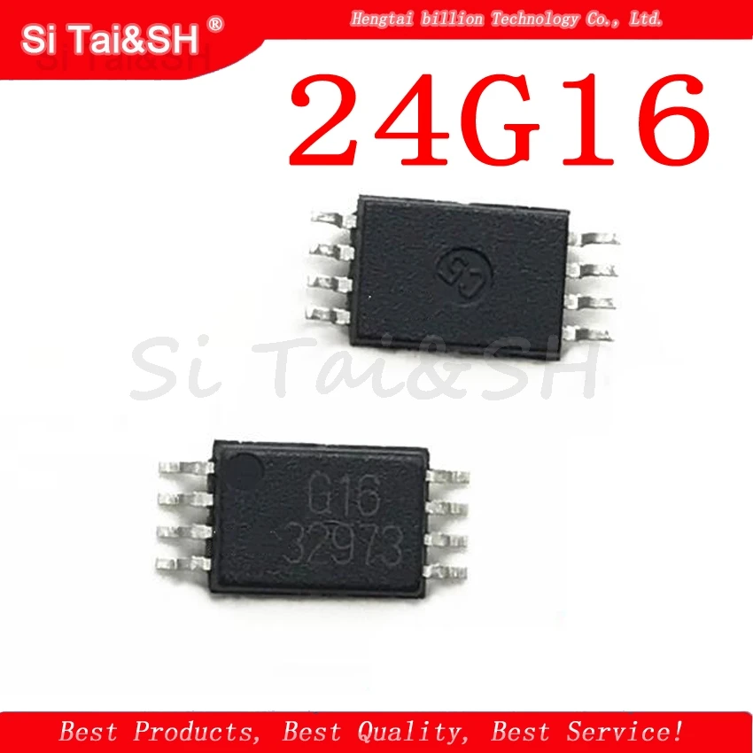 

5 шт./лот G16 24G16 24C16 MSOP-8 Оригинальный ЖК-экран ultra-micro memory chip