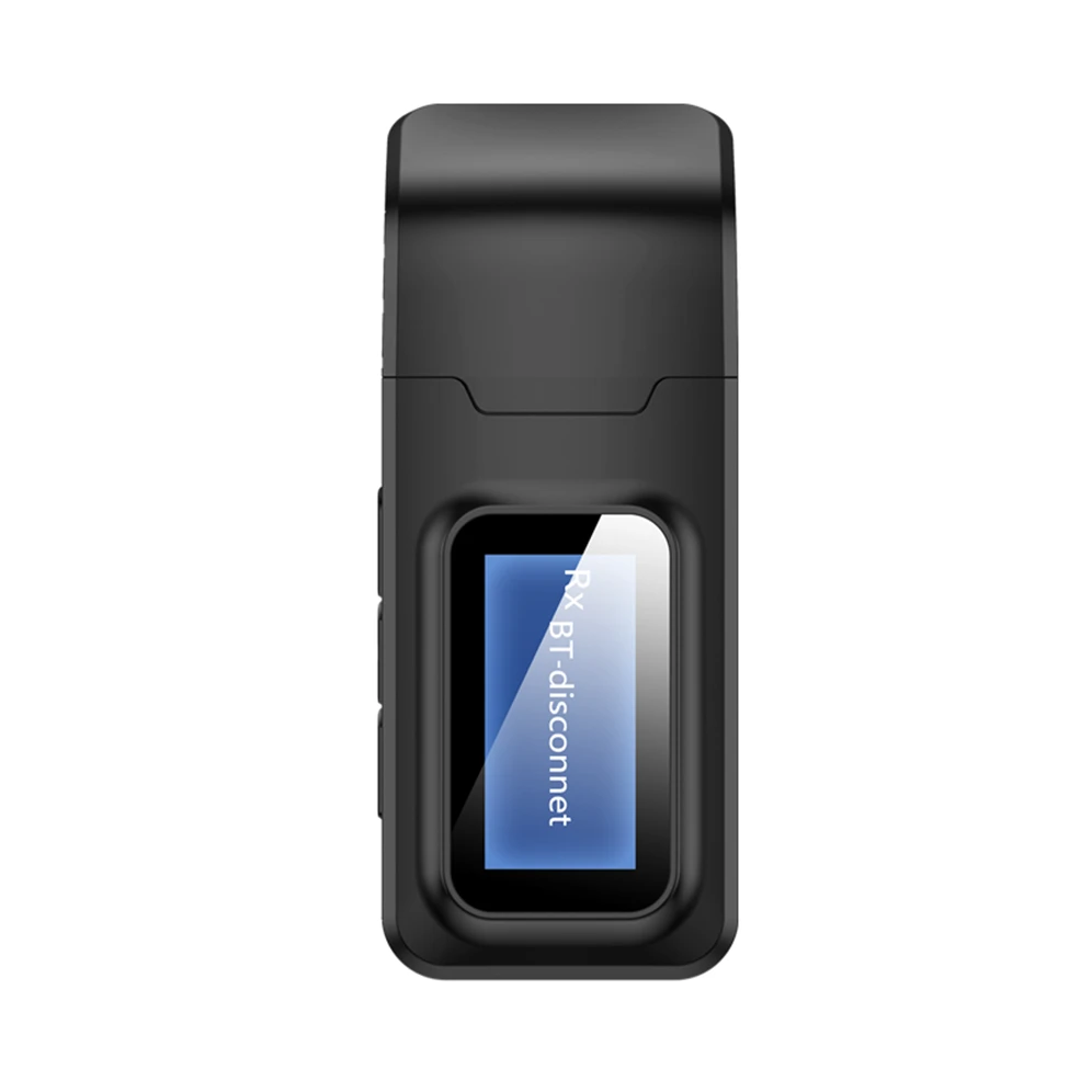 Аудиоресивер Grwibeou с USB Bluetooth 5 0 передатчик ЖК-дисплеем EDR для ТВ ПК USB-адаптер 3 мм AUX