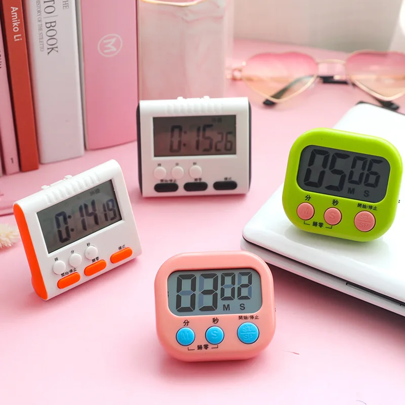 

Многофункциональный ученический таймер, часы-будильник для кухни, выпечки, спальни, 24 часа, для подарка детям