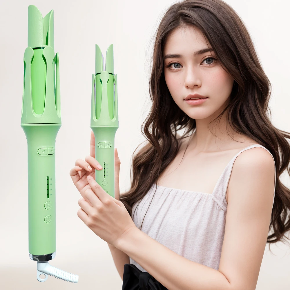 Автоматические Щипцы Для Завивки Волос 32 Мм Вращающийся Анионовый Электрический