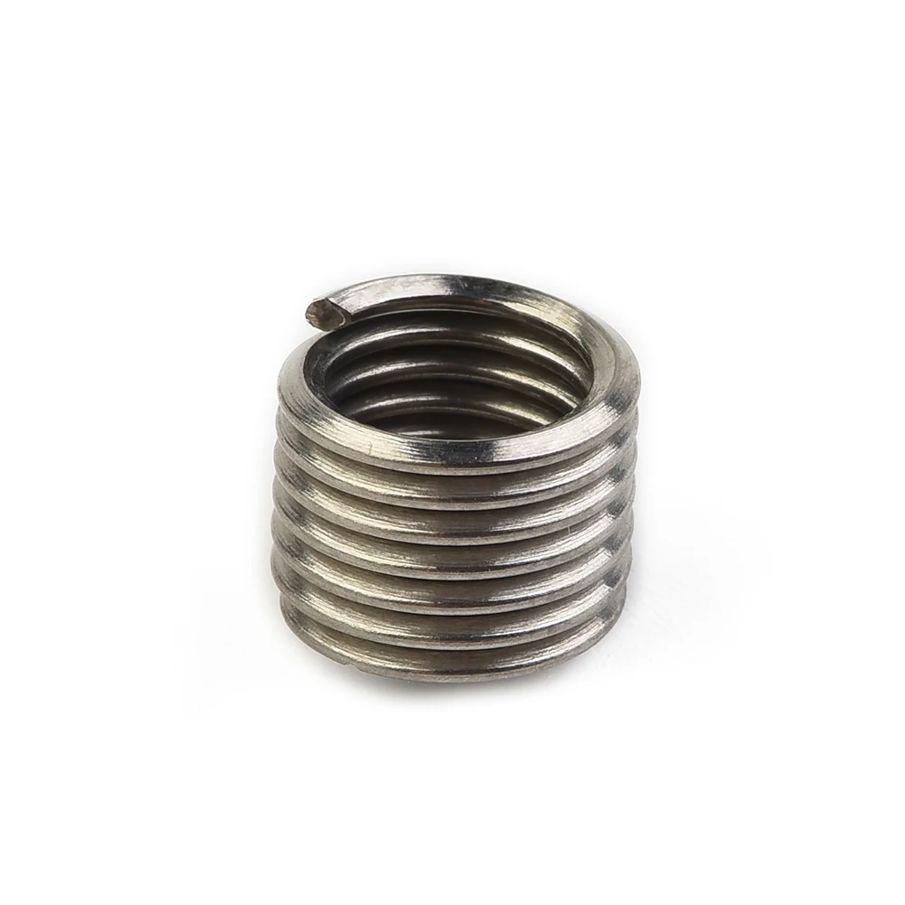 

Stainless Steel M6 x 1.0 1.5D Insert Length Wire Metric Coarse Screw Thread Insert Helicoil Fashion High Quality