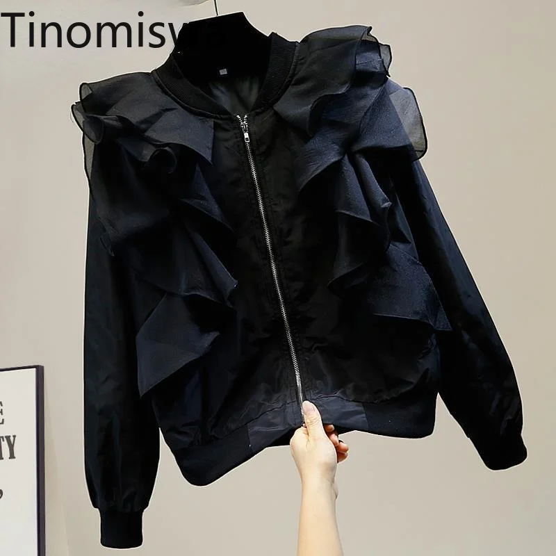 Куртка Tinomiswa с рюшами в стиле пэчворк